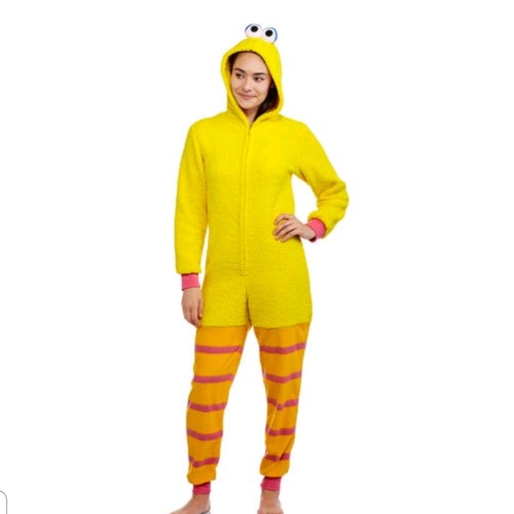 Big bird onesie costume